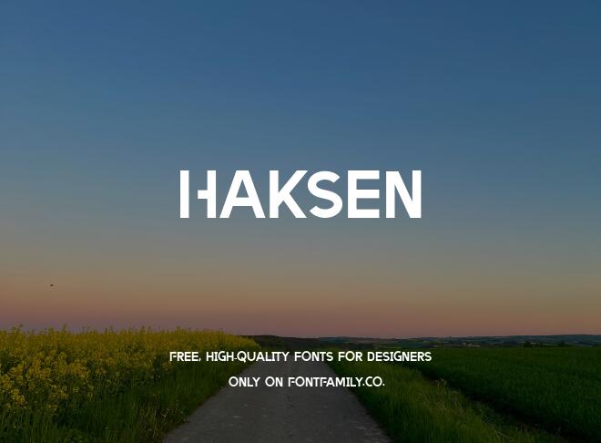 Haksen Font