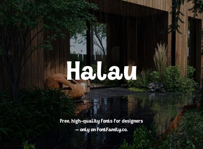 Halau Font