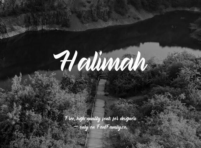 Halimah Font