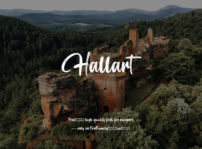 Hallart Font