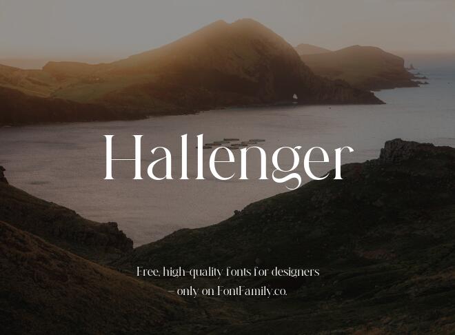 Hallenger Font