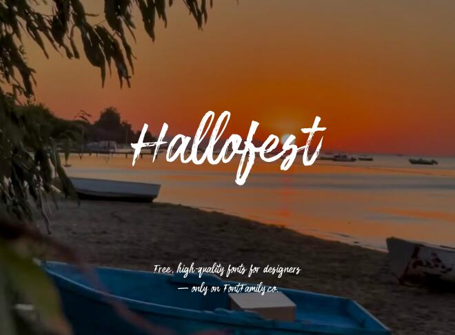 Hallofest Font