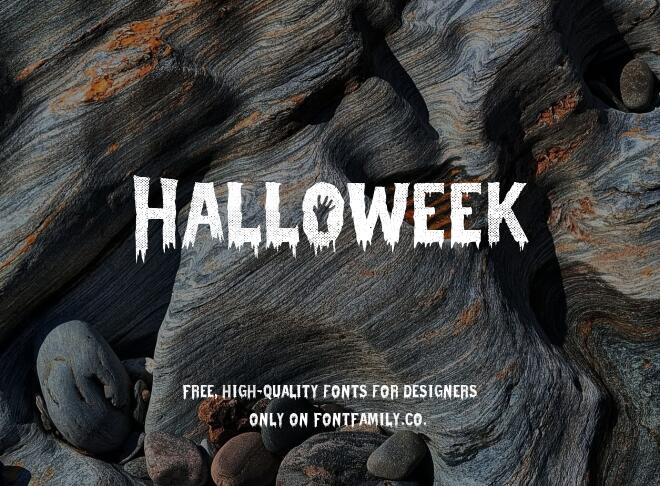 Halloweek Font