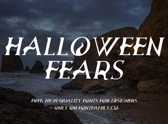 Halloween Fears Font
