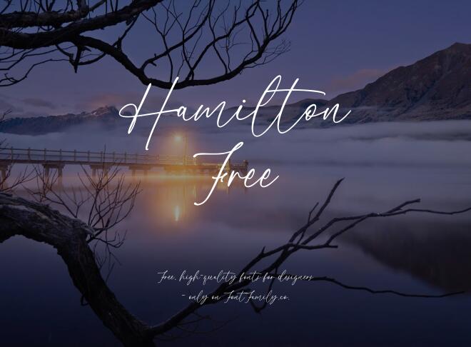 Hamilton Free Font