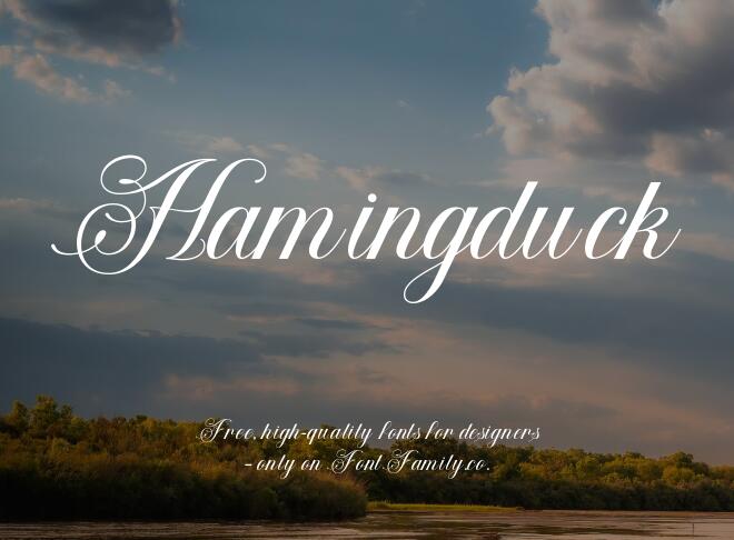Hamingduck Font