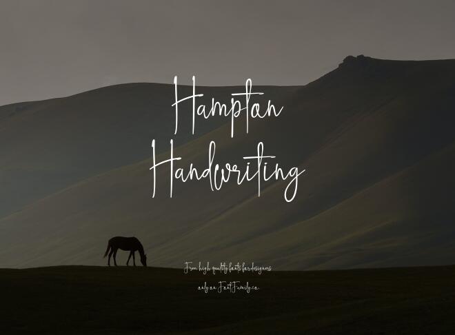 Hampton Handwriting Font