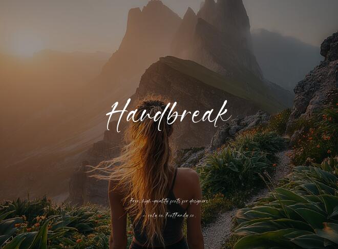 Handbreak Font