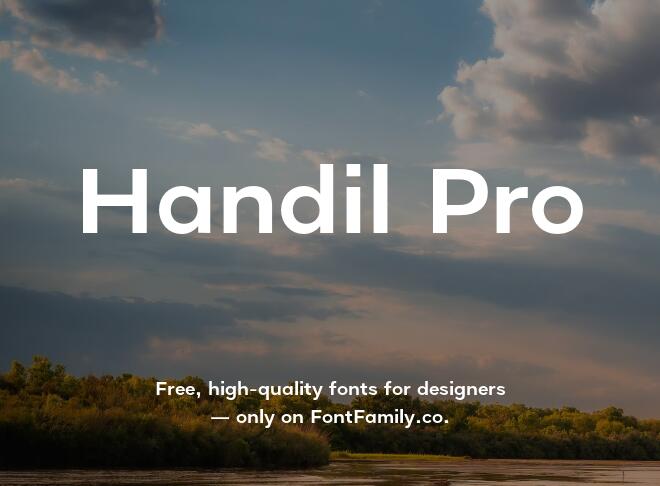 Handil Pro Font