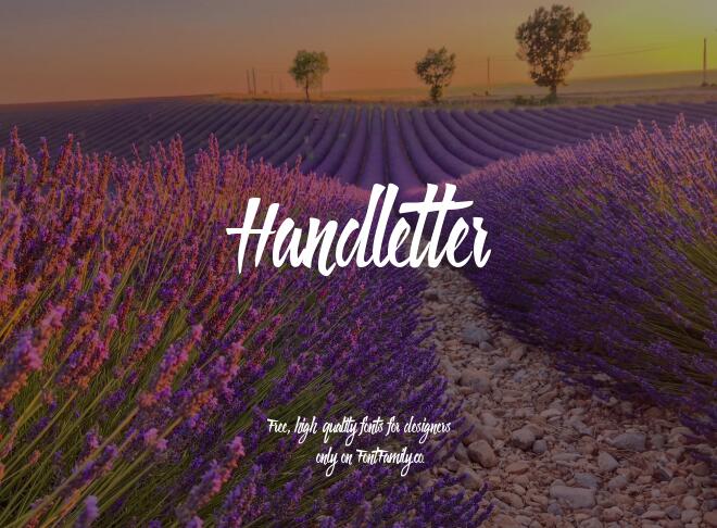 Handletter Font