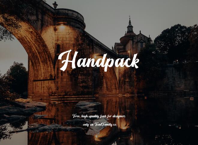 Handpack Font