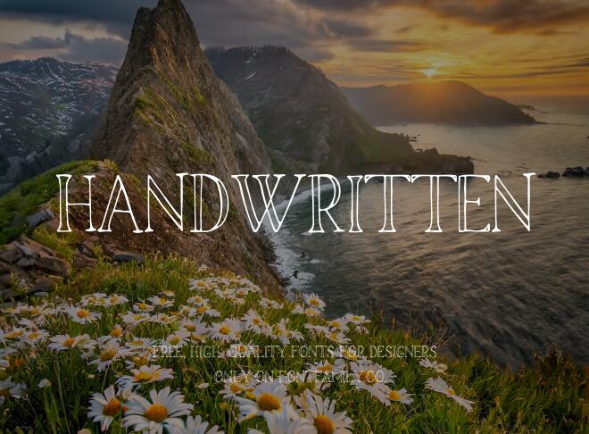 Handwritten Font