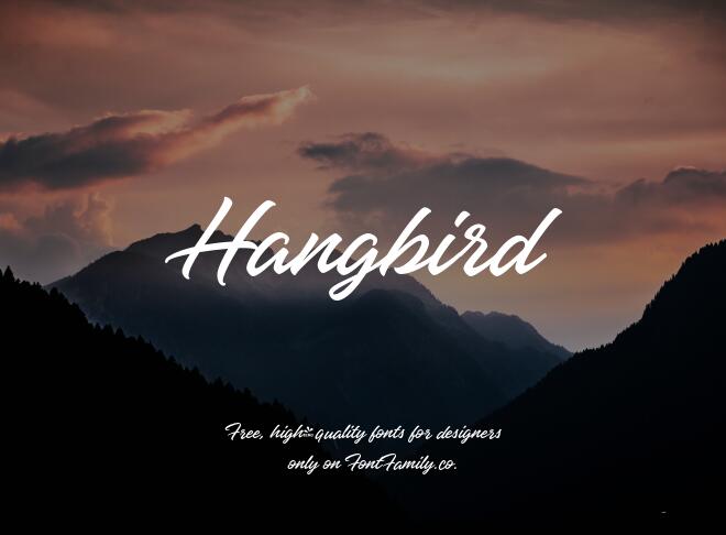 Hangbird Font