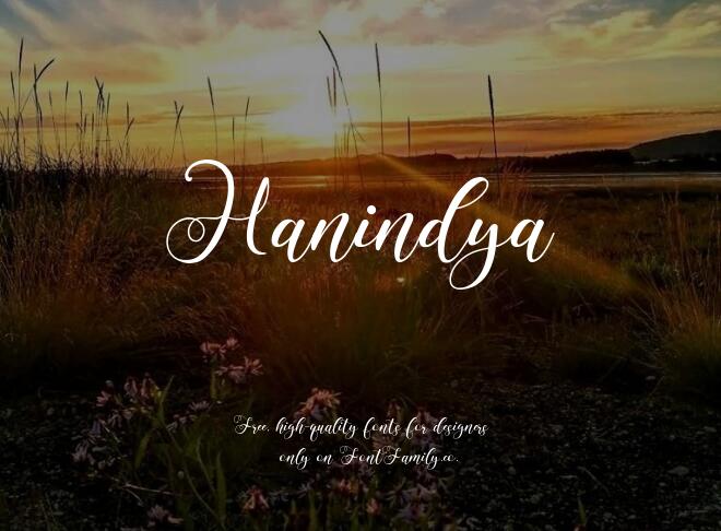 Hanindya Font