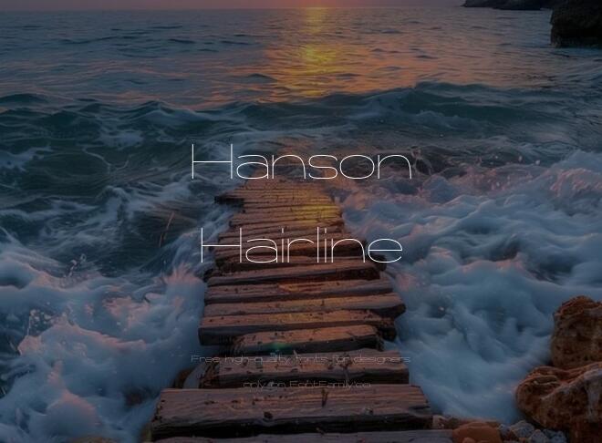 Hanson Hairline Font