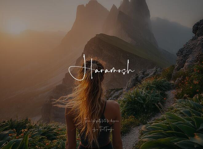 Haramosh Font