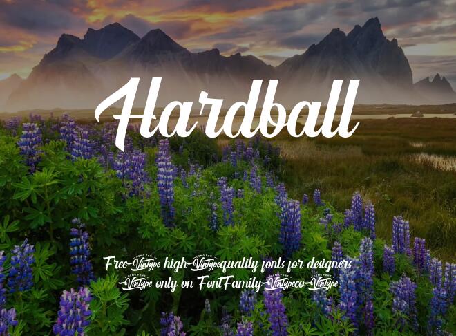 Hardball Font