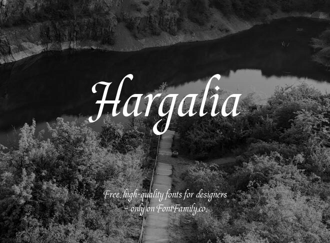 Hargalia Font