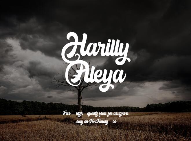 Harilly Aleya Font