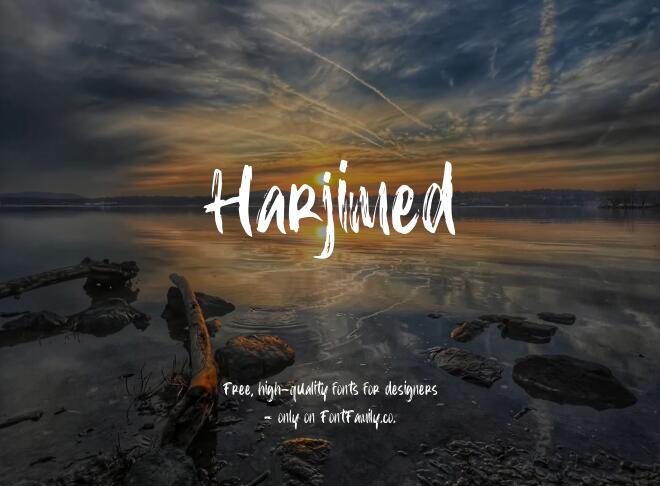 Harjimed Font