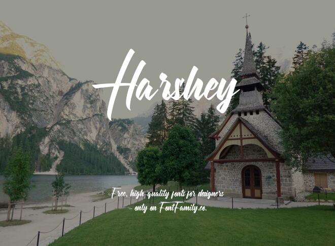 Harshey Font