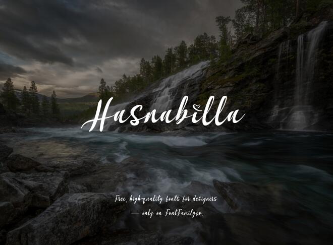 Hasnabilla Font