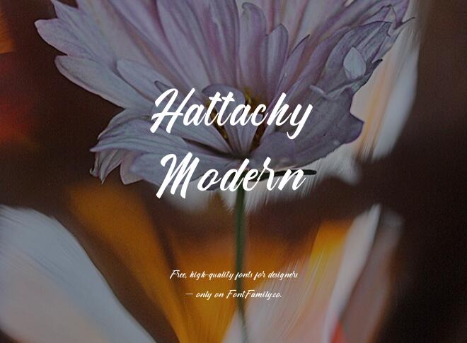 Hattachy Modern Font
