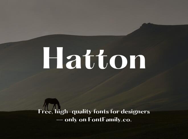 Hatton Font Family