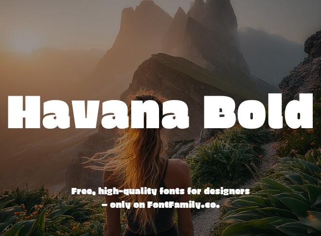 Havana Bold Font