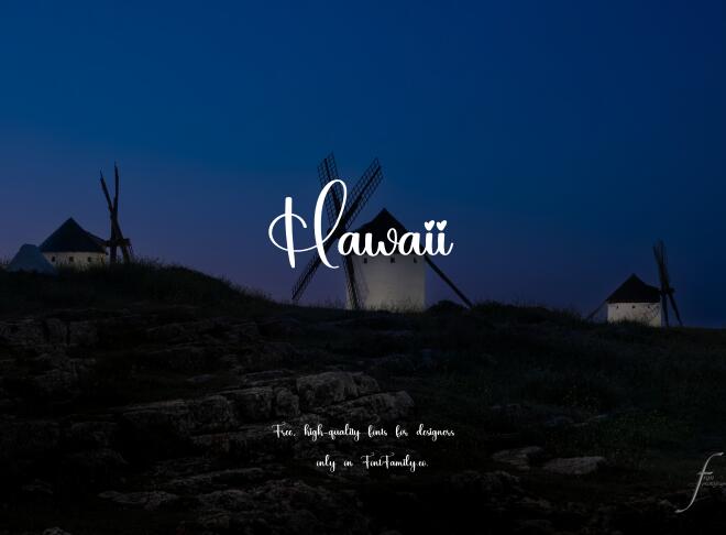 Hawaii Font