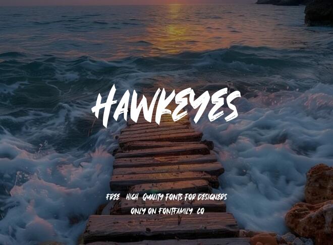 Hawkeyes Font