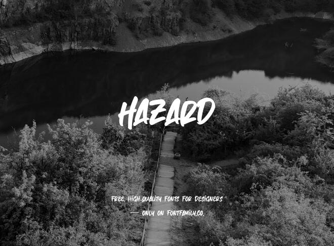 Hazard Font