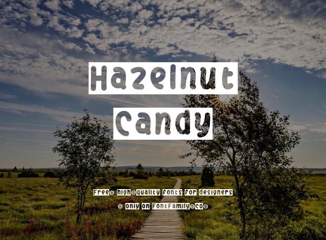 Hazelnut Candy Font