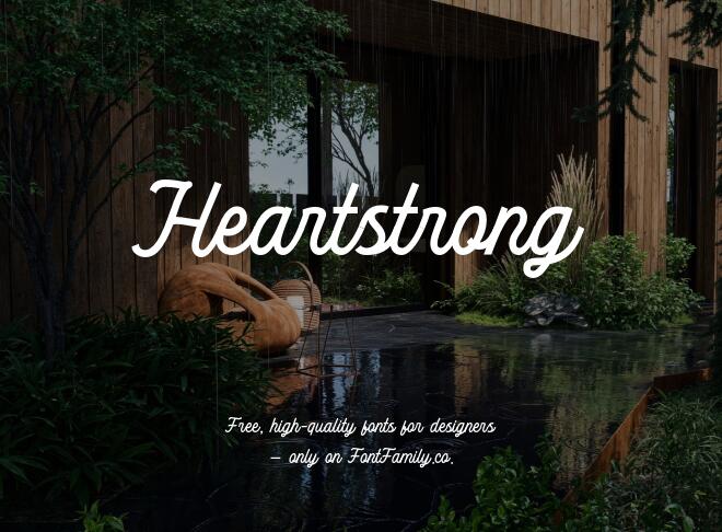Heartstrong Font