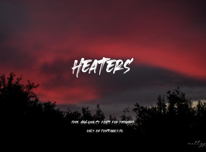 Heaters Font