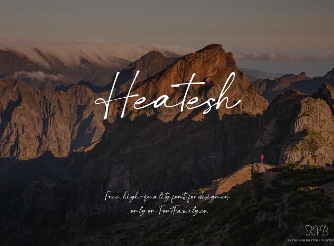 Heatesh Font