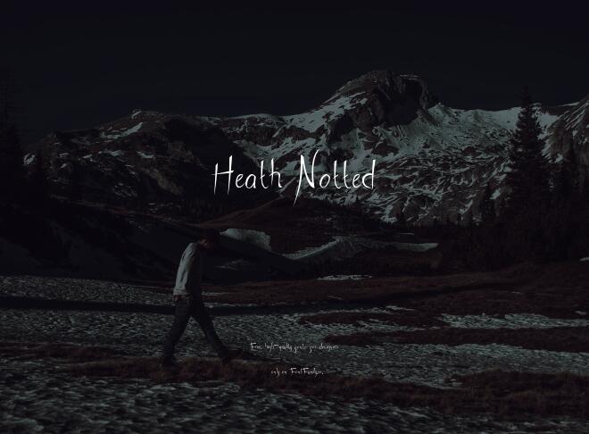 Heath Notted Font