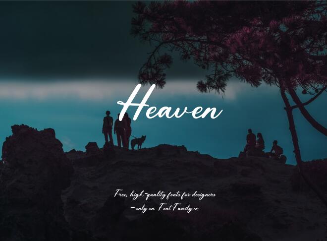 Heaven Font