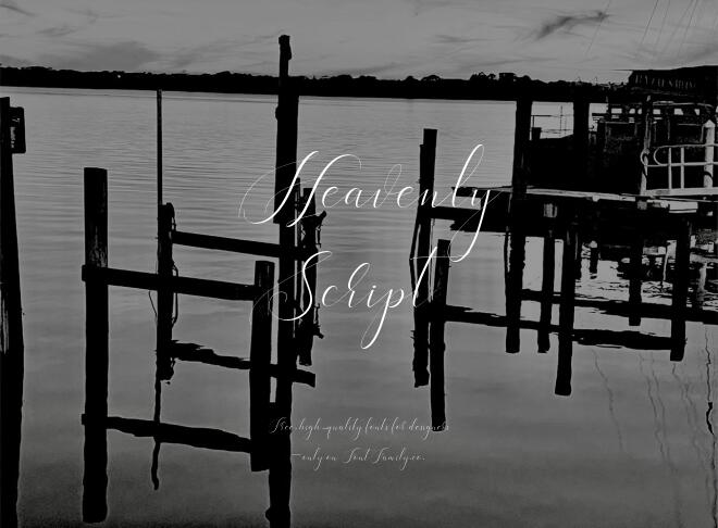 Heavenly Script Font