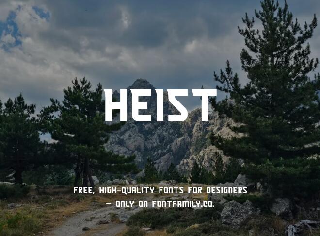 Heist Font