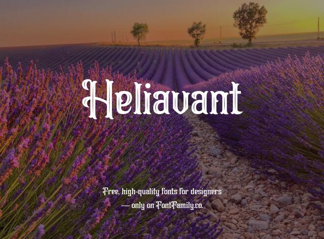 Heliavant Font