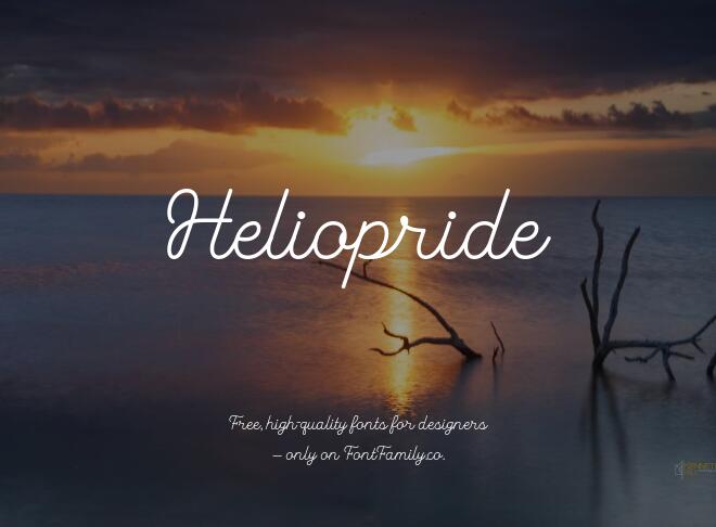 Heliopride Font
