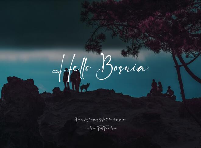 Hello Bosnia Font