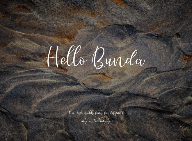 Hello Bunda Font