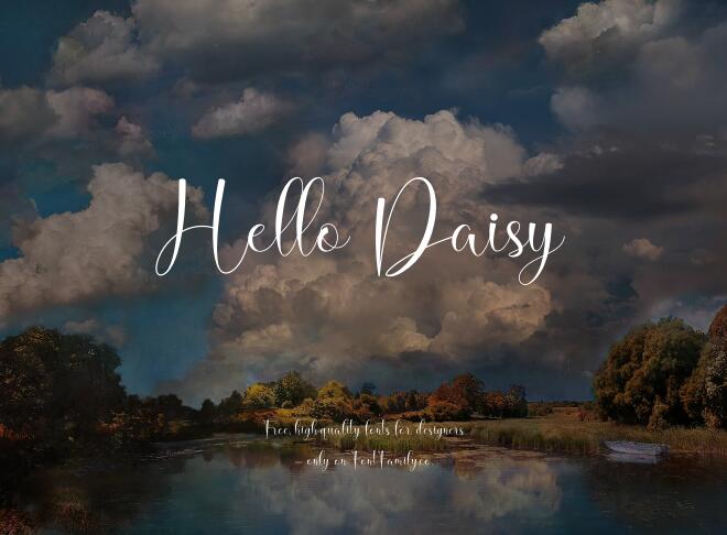 Hello Daisy Font