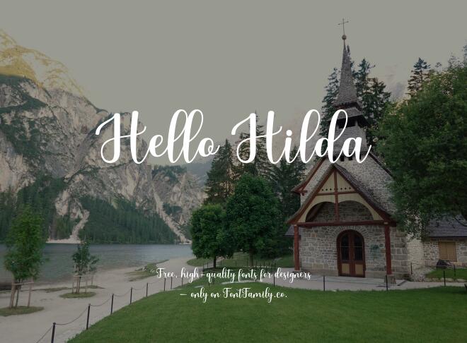 Hello Hilda Font