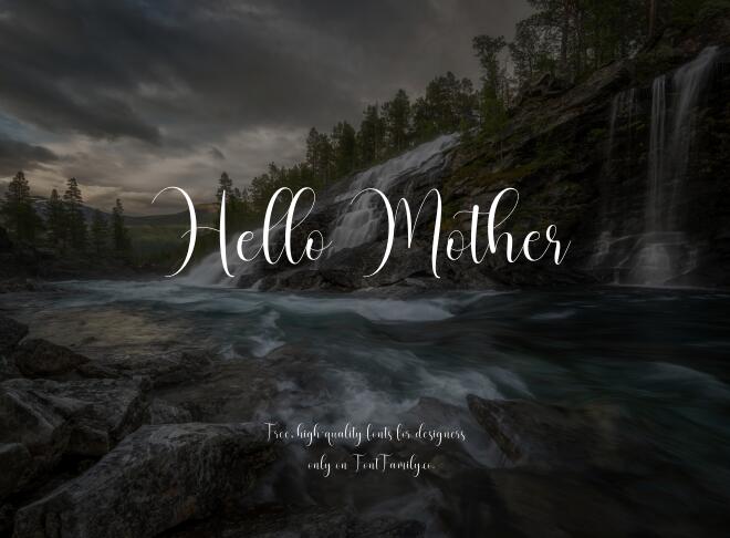 Hello Mother Font