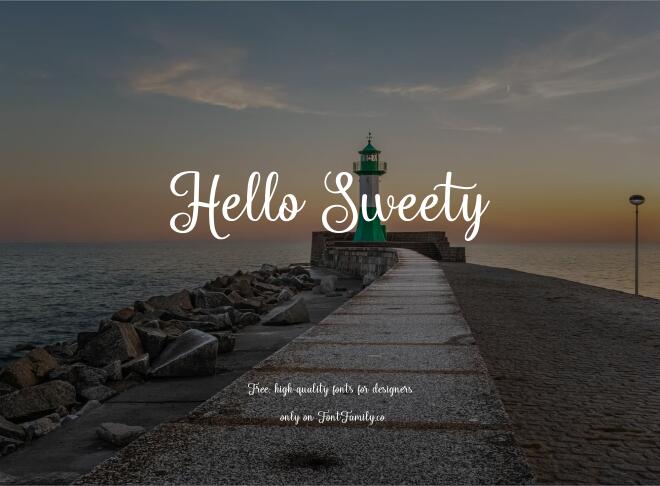 Hello Sweety Font