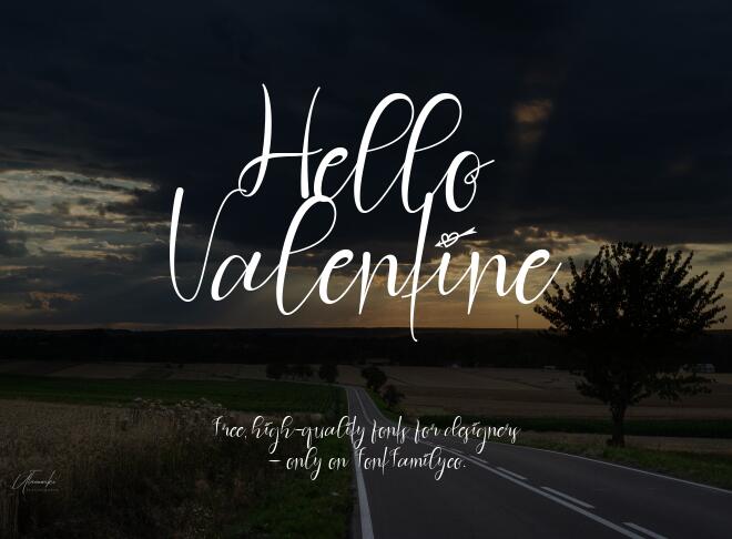 Hello Valentine Font