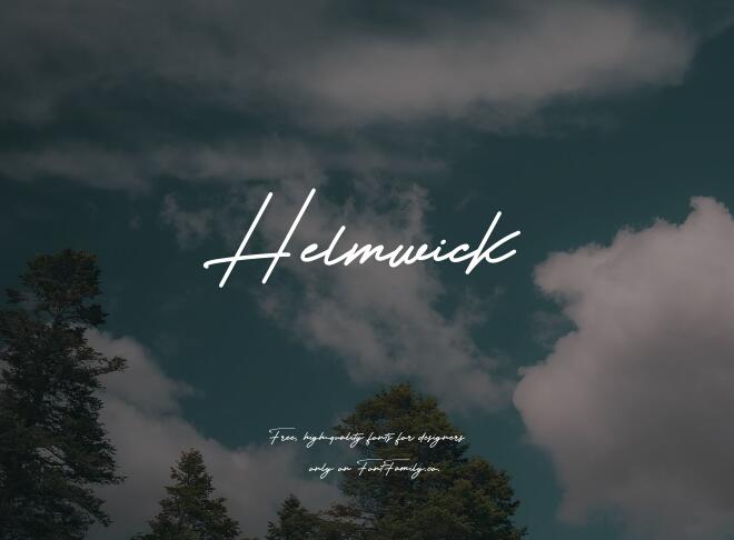 Helmwick Font